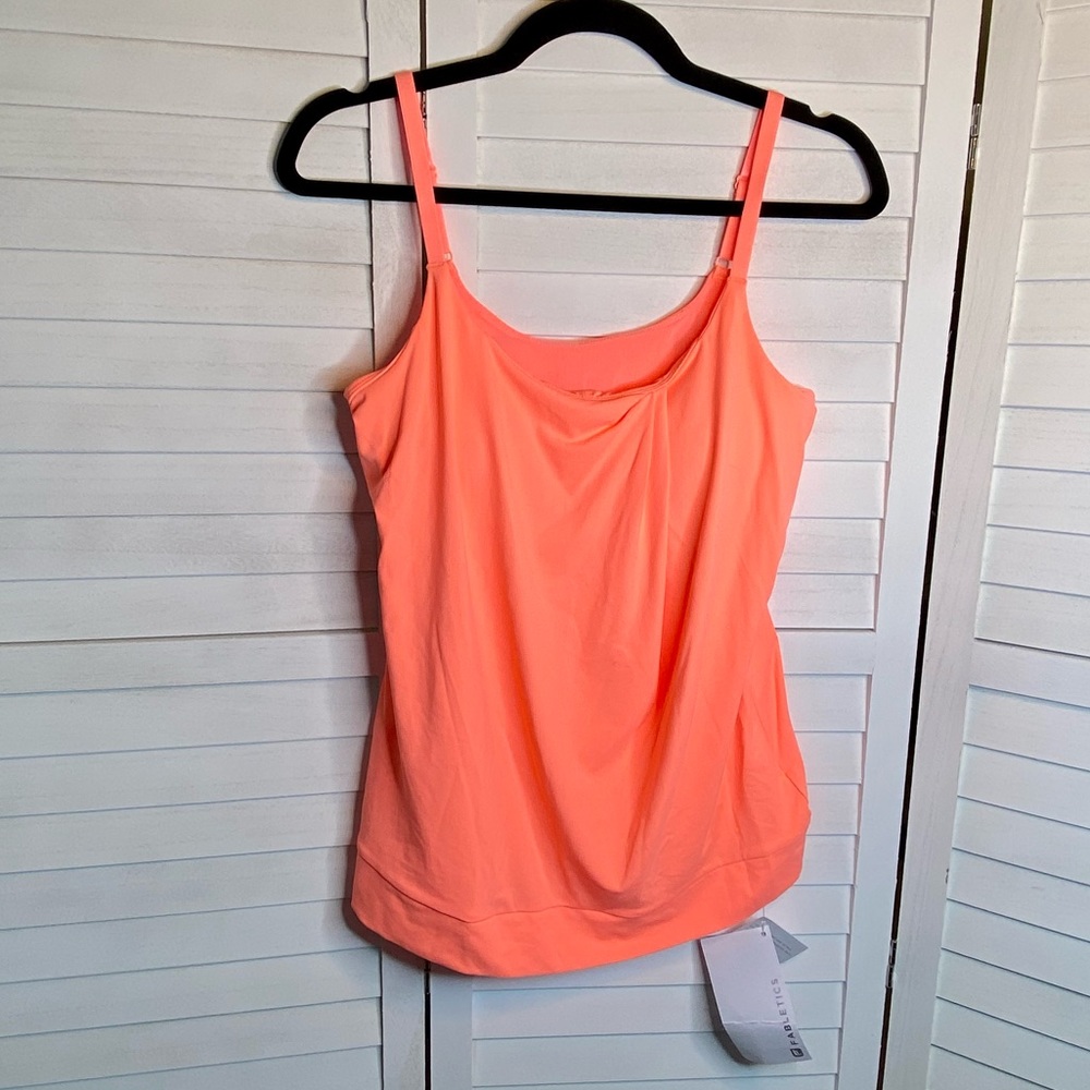 Fabletics Orange Top Size Medium NWT